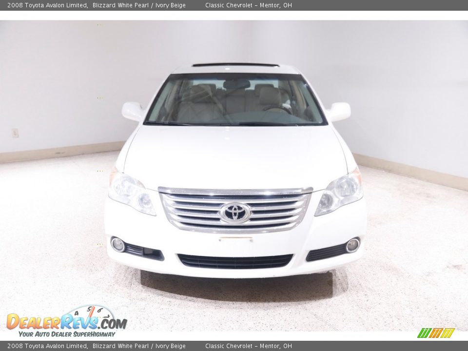 2008 Toyota Avalon Limited Blizzard White Pearl / Ivory Beige Photo #2