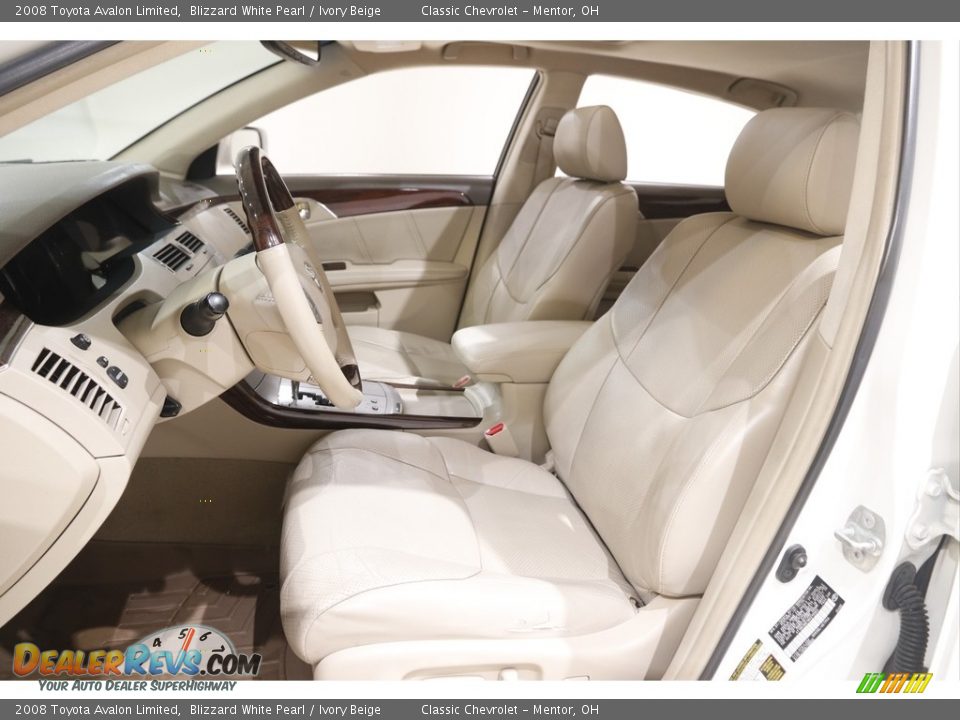 2008 Toyota Avalon Limited Blizzard White Pearl / Ivory Beige Photo #5