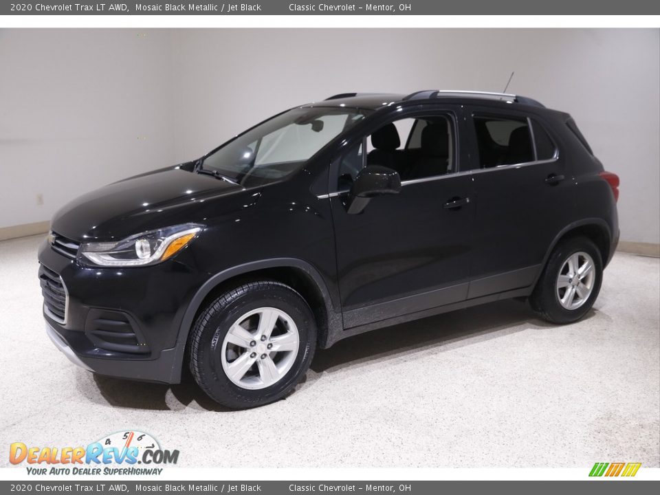 2020 Chevrolet Trax LT AWD Mosaic Black Metallic / Jet Black Photo #3