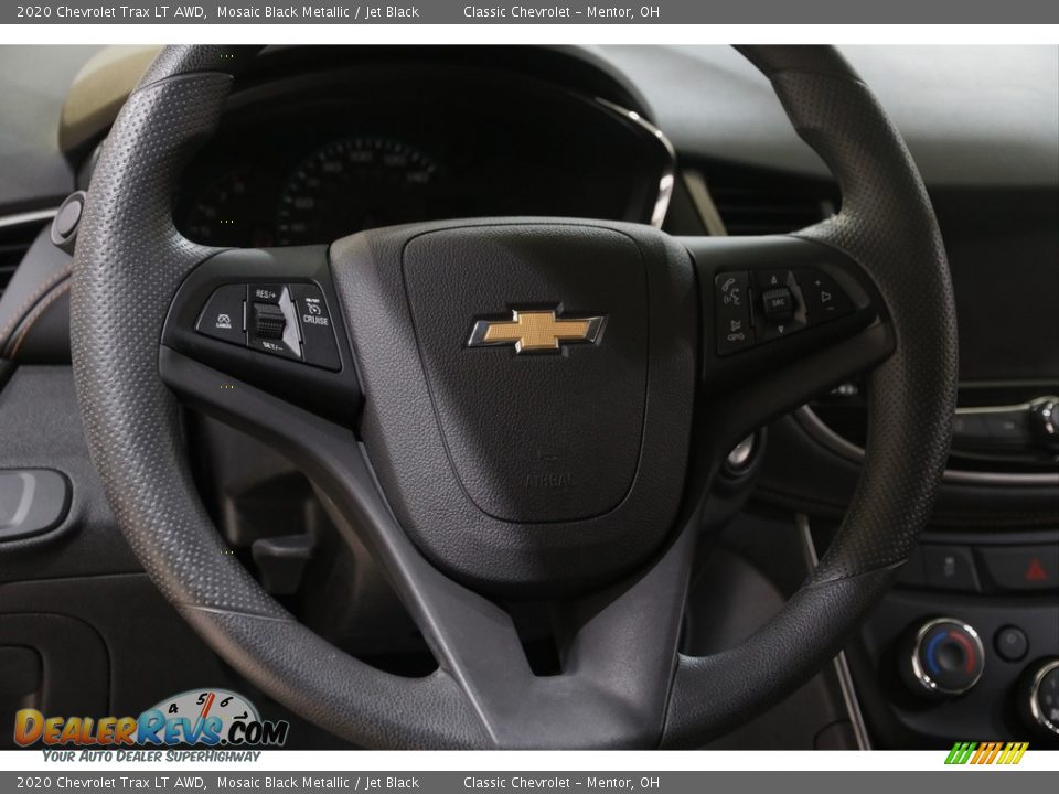 2020 Chevrolet Trax LT AWD Mosaic Black Metallic / Jet Black Photo #7
