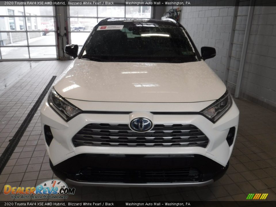 2020 Toyota RAV4 XSE AWD Hybrid Blizzard White Pearl / Black Photo #14