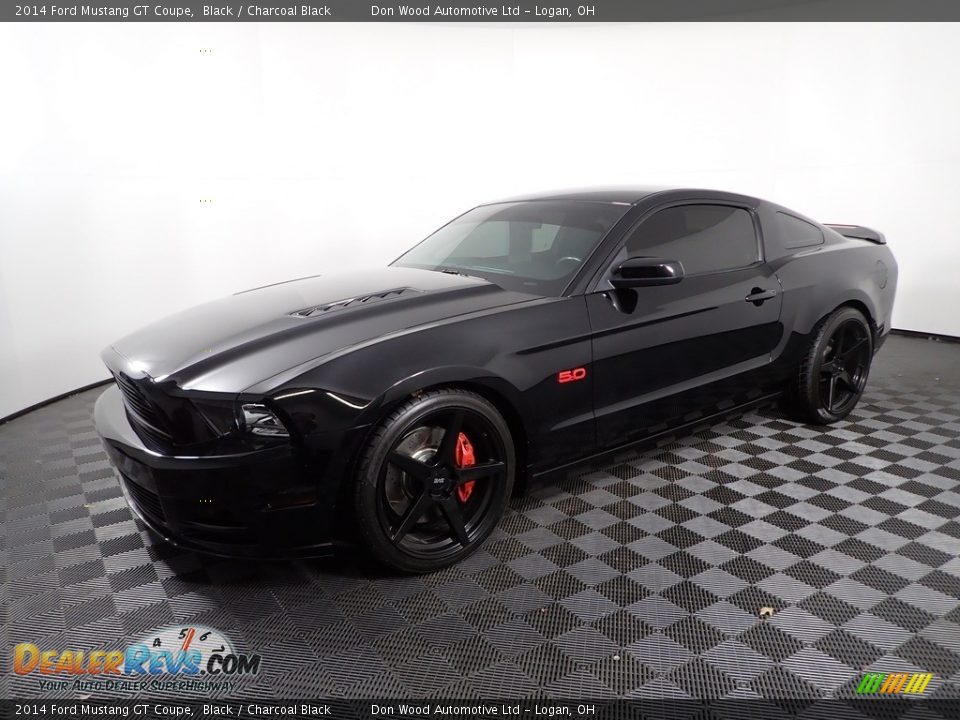 2014 Ford Mustang GT Coupe Black / Charcoal Black Photo #8