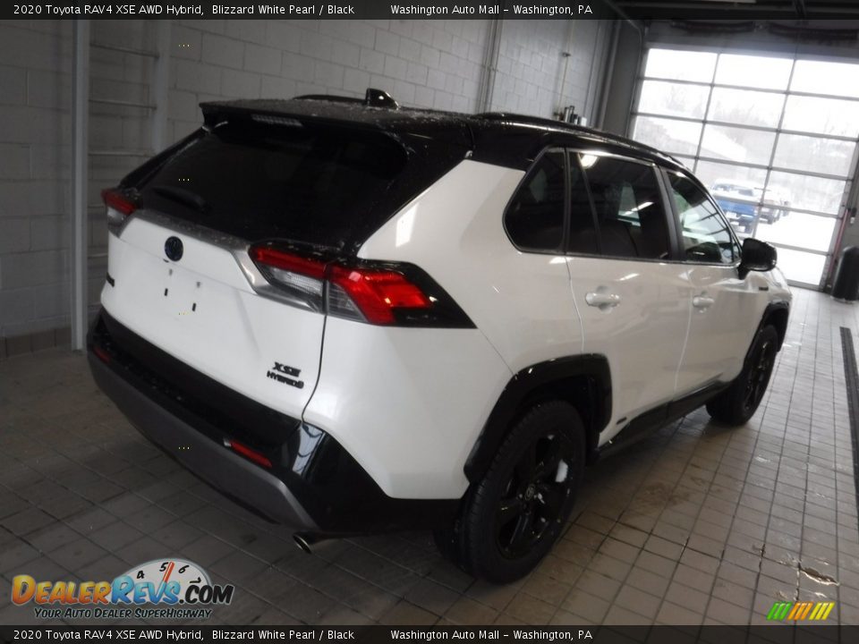 2020 Toyota RAV4 XSE AWD Hybrid Blizzard White Pearl / Black Photo #18