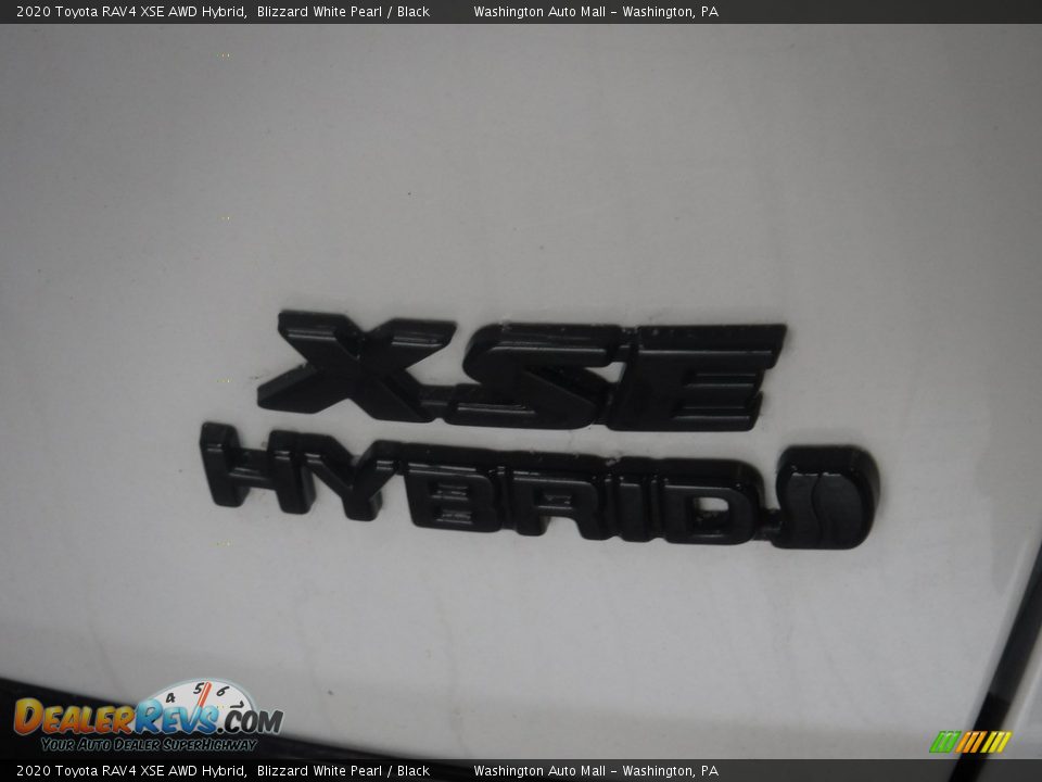2020 Toyota RAV4 XSE AWD Hybrid Blizzard White Pearl / Black Photo #19
