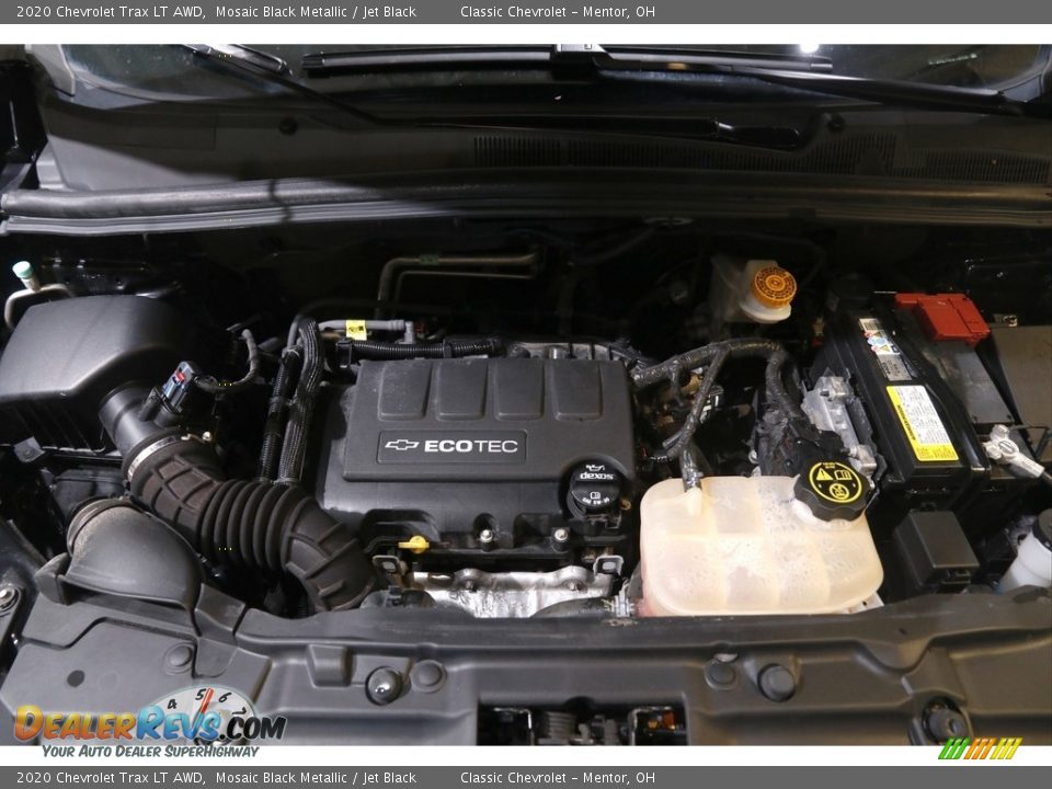 2020 Chevrolet Trax LT AWD Mosaic Black Metallic / Jet Black Photo #17
