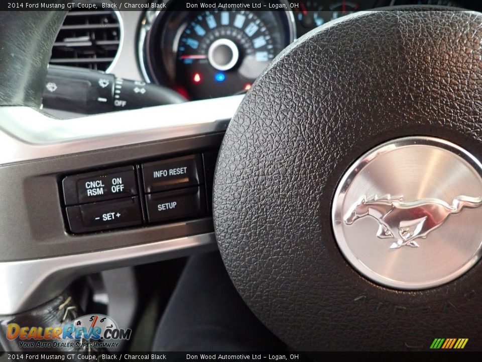 2014 Ford Mustang GT Coupe Black / Charcoal Black Photo #17