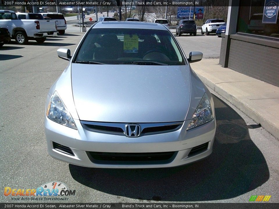 2007 Honda Accord EX Sedan Alabaster Silver Metallic / Gray Photo #3