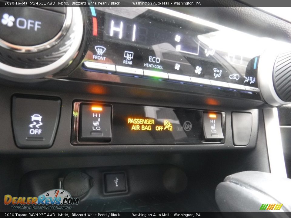 2020 Toyota RAV4 XSE AWD Hybrid Blizzard White Pearl / Black Photo #27