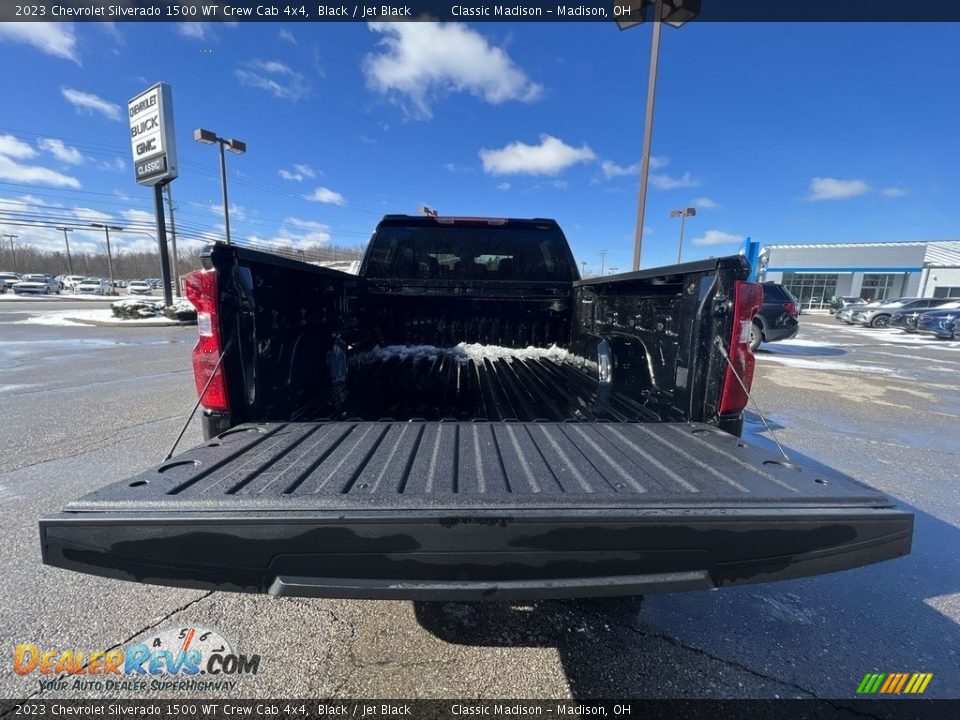 2023 Chevrolet Silverado 1500 WT Crew Cab 4x4 Black / Jet Black Photo #17