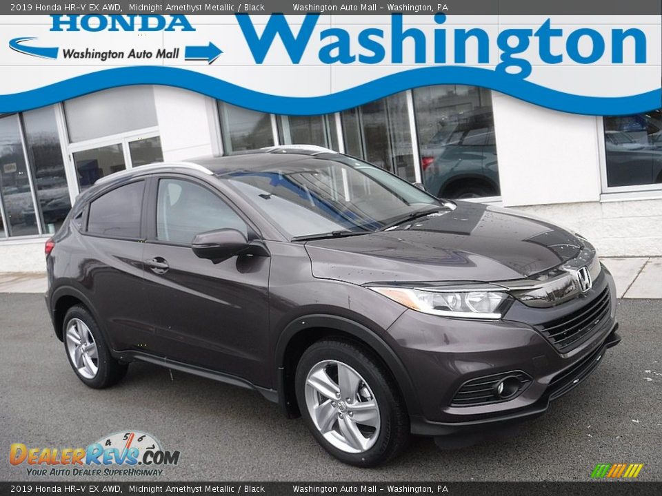 2019 Honda HR-V EX AWD Midnight Amethyst Metallic / Black Photo #1