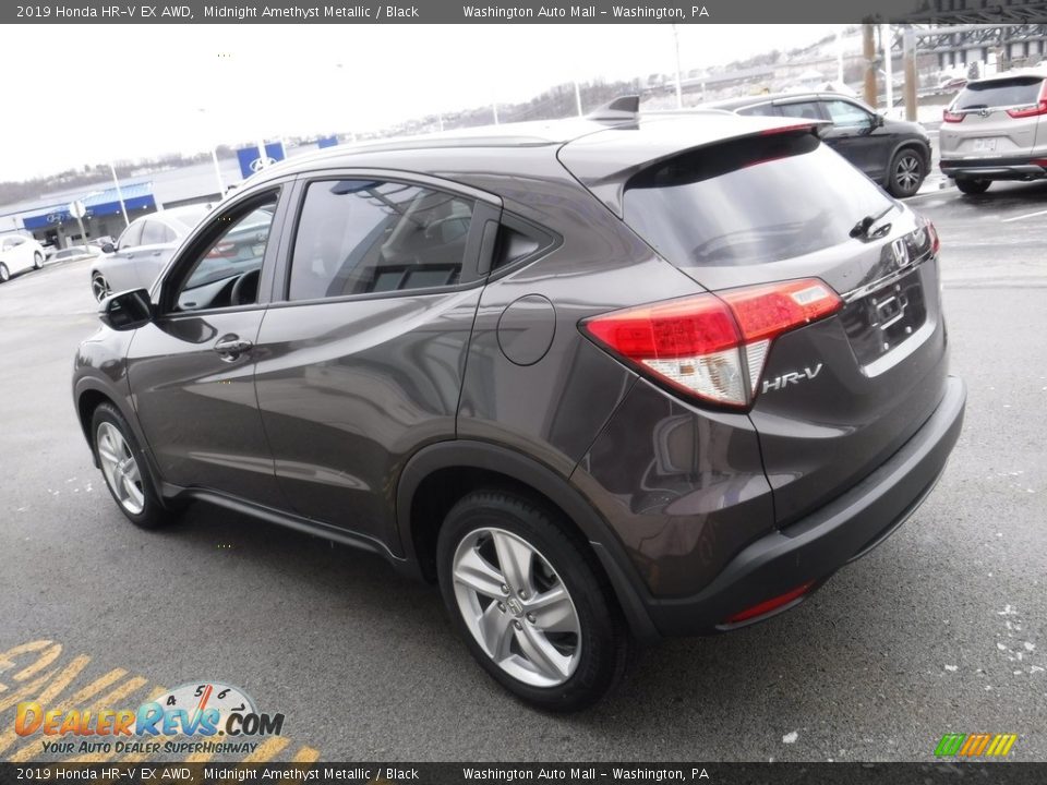 2019 Honda HR-V EX AWD Midnight Amethyst Metallic / Black Photo #8