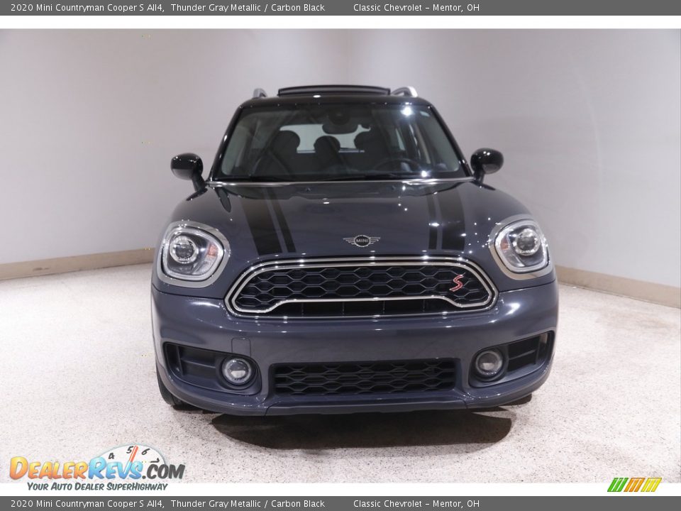 2020 Mini Countryman Cooper S All4 Thunder Gray Metallic / Carbon Black Photo #2