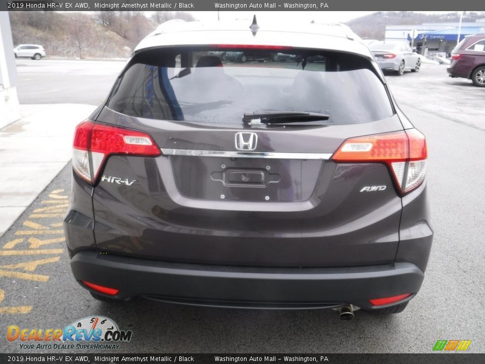 2019 Honda HR-V EX AWD Midnight Amethyst Metallic / Black Photo #9