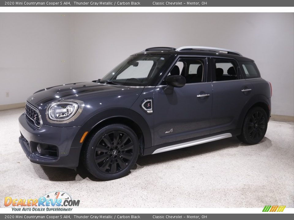 2020 Mini Countryman Cooper S All4 Thunder Gray Metallic / Carbon Black Photo #3