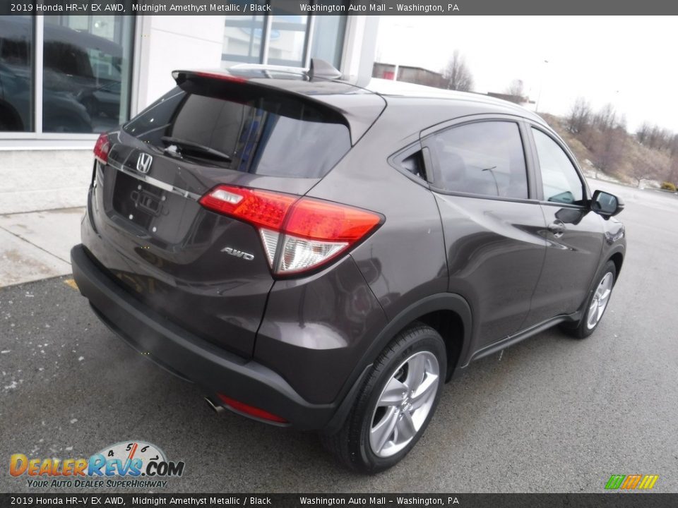 2019 Honda HR-V EX AWD Midnight Amethyst Metallic / Black Photo #10