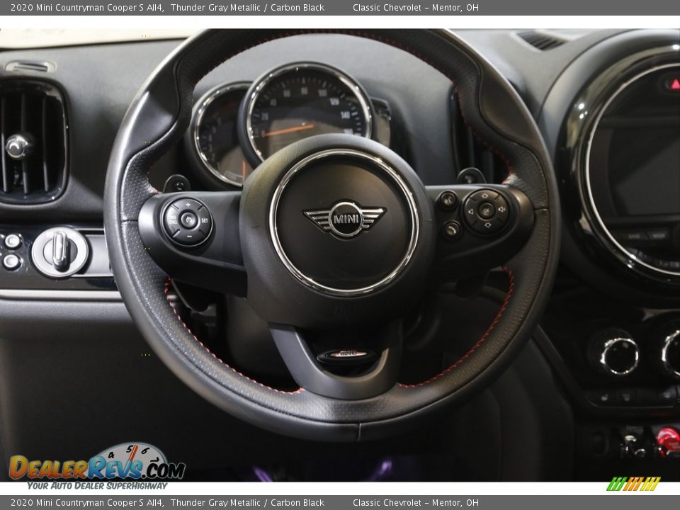 2020 Mini Countryman Cooper S All4 Thunder Gray Metallic / Carbon Black Photo #7