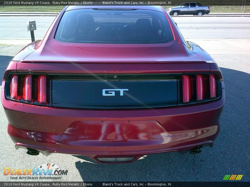 2016 Ford Mustang V6 Coupe Ruby Red Metallic / Ebony Photo #5