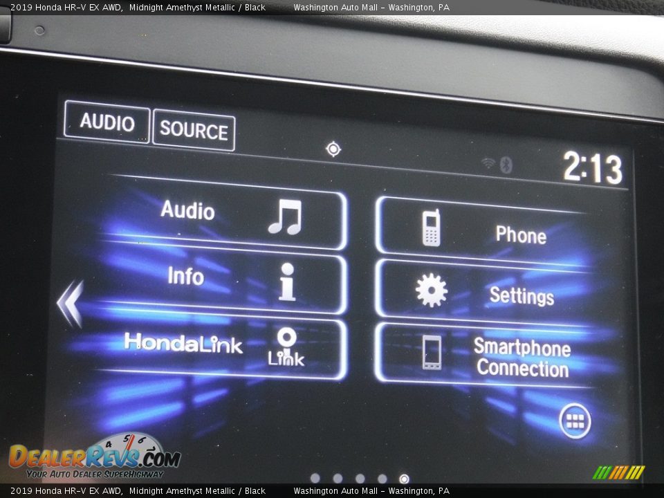 2019 Honda HR-V EX AWD Midnight Amethyst Metallic / Black Photo #20