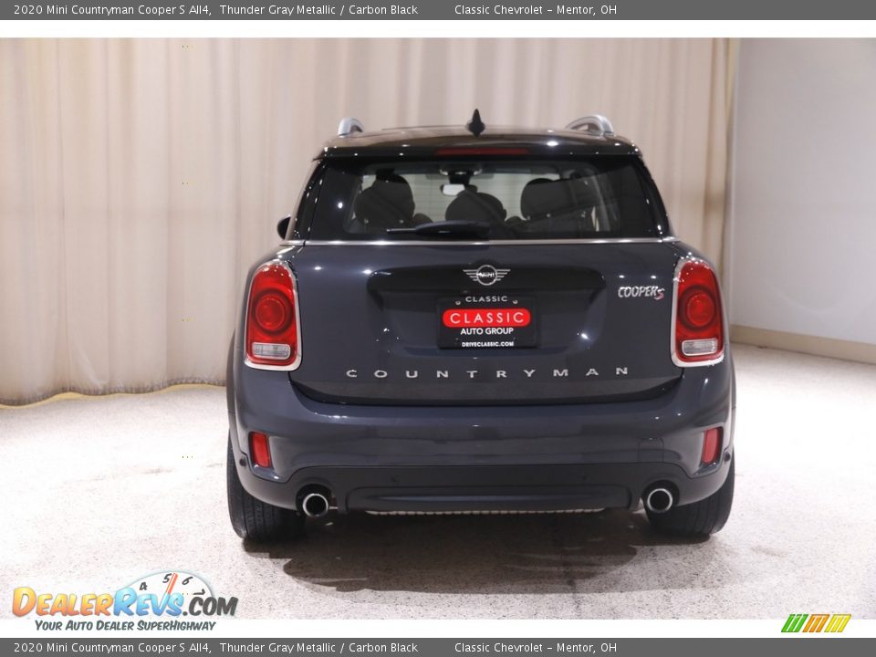 2020 Mini Countryman Cooper S All4 Thunder Gray Metallic / Carbon Black Photo #17