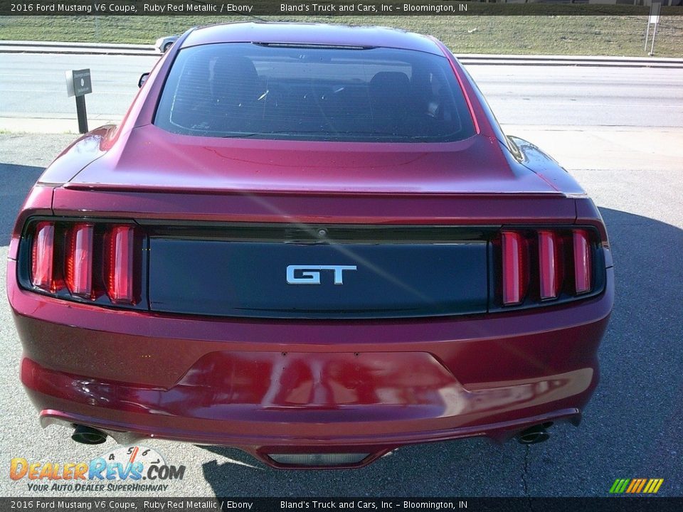 2016 Ford Mustang V6 Coupe Ruby Red Metallic / Ebony Photo #12