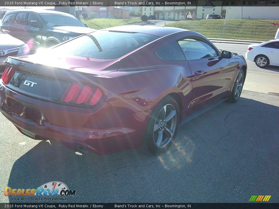 2016 Ford Mustang V6 Coupe Ruby Red Metallic / Ebony Photo #13