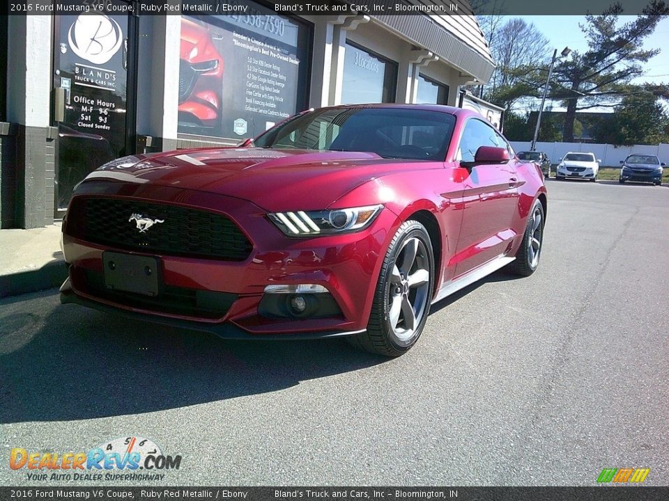 2016 Ford Mustang V6 Coupe Ruby Red Metallic / Ebony Photo #20