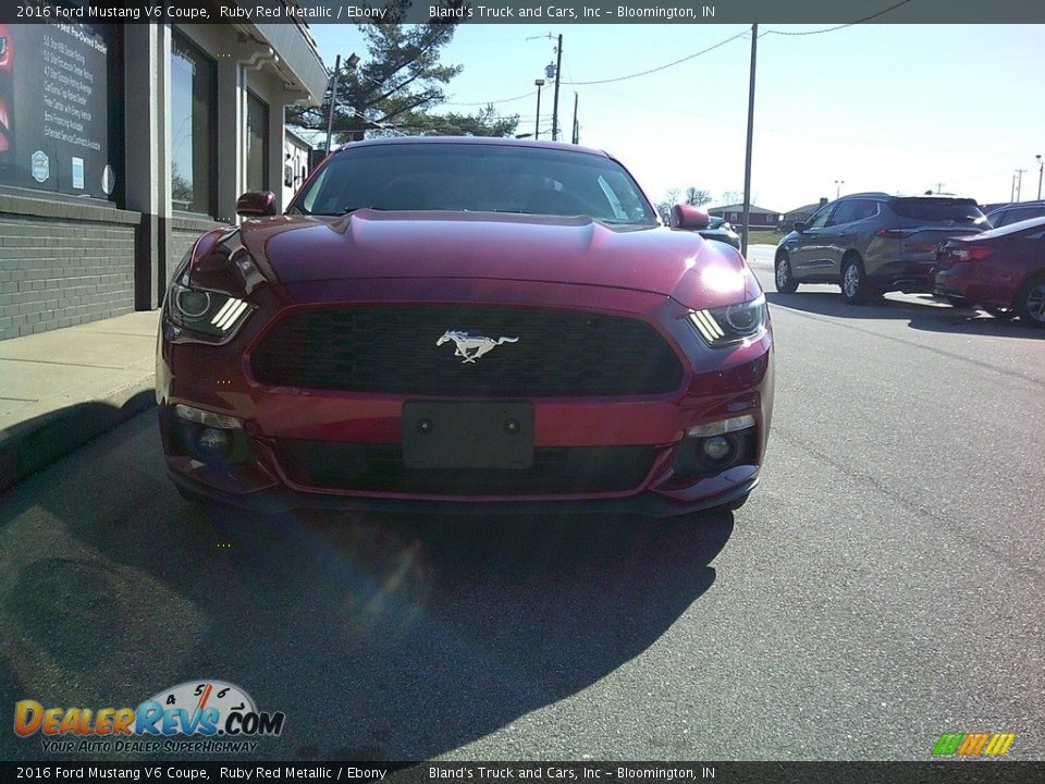 2016 Ford Mustang V6 Coupe Ruby Red Metallic / Ebony Photo #21