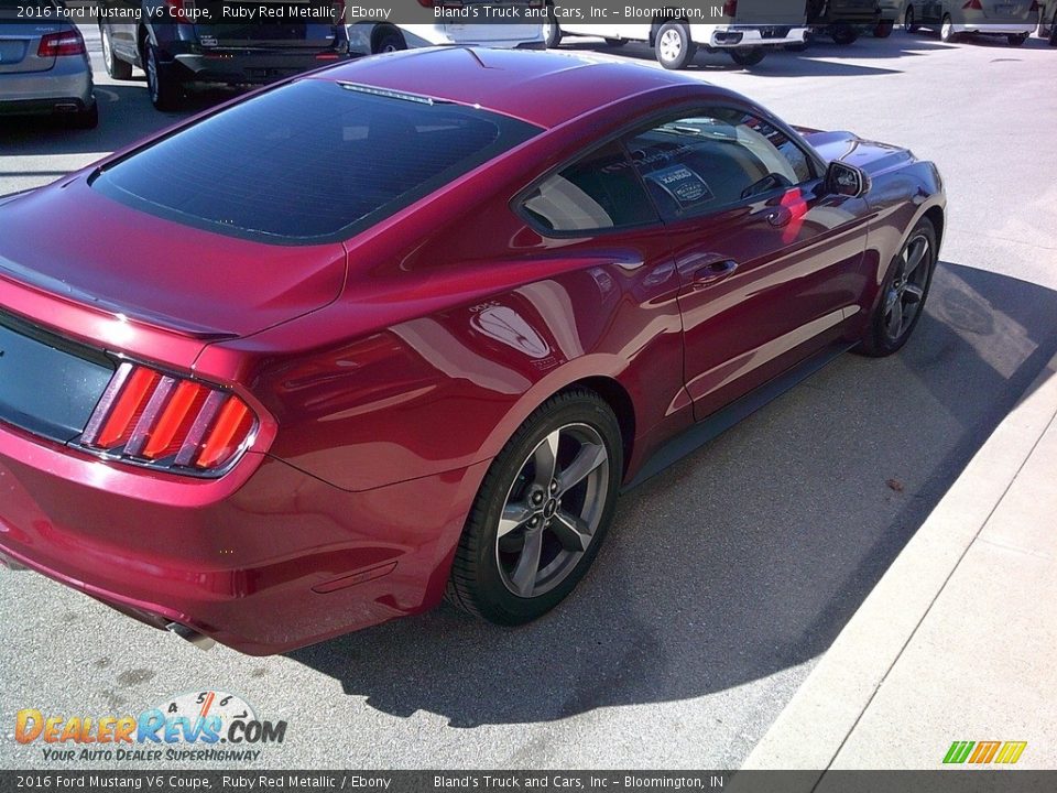 2016 Ford Mustang V6 Coupe Ruby Red Metallic / Ebony Photo #24