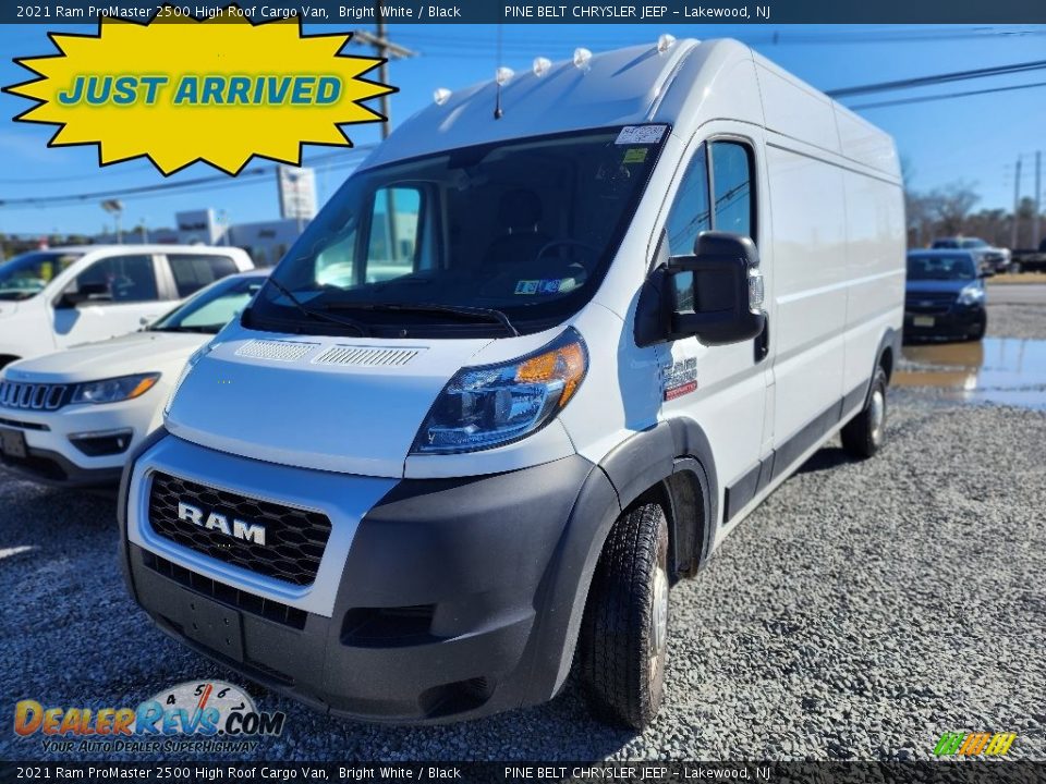 2021 Ram ProMaster 2500 High Roof Cargo Van Bright White / Black Photo #1