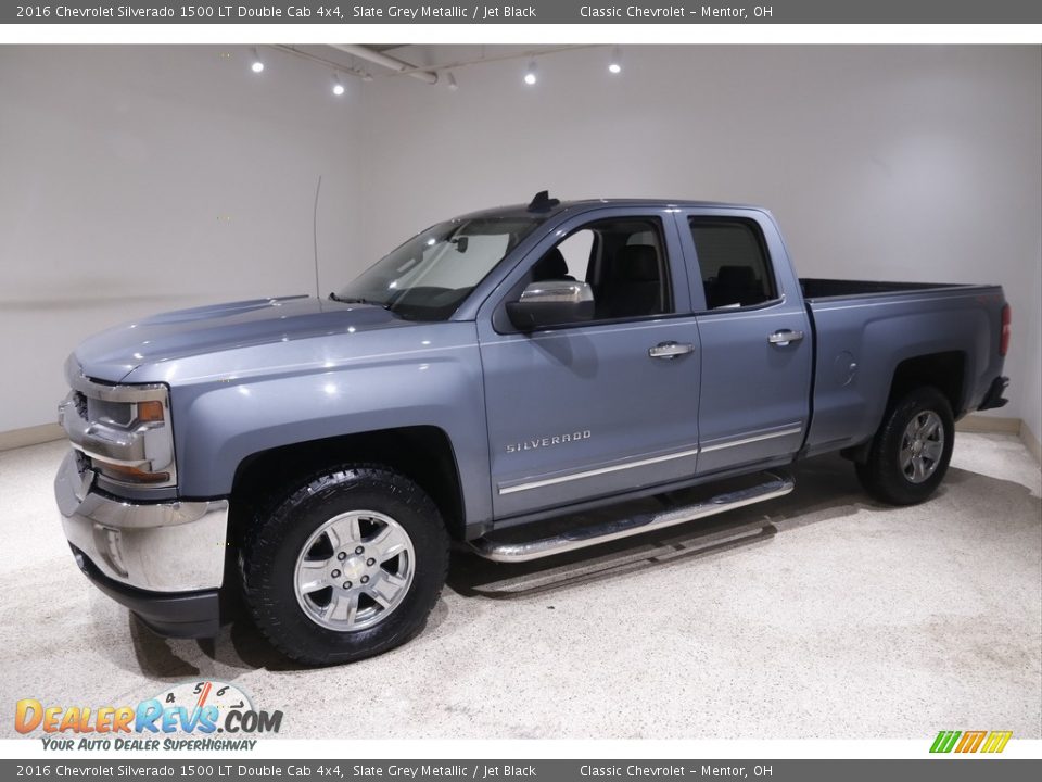 Slate Grey Metallic 2016 Chevrolet Silverado 1500 LT Double Cab 4x4 Photo #3