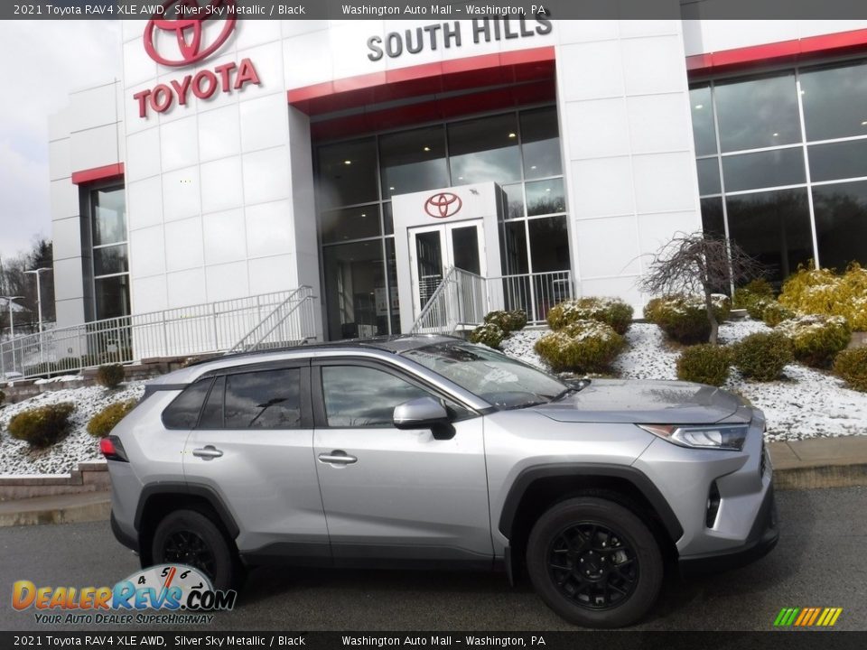 2021 Toyota RAV4 XLE AWD Silver Sky Metallic / Black Photo #2