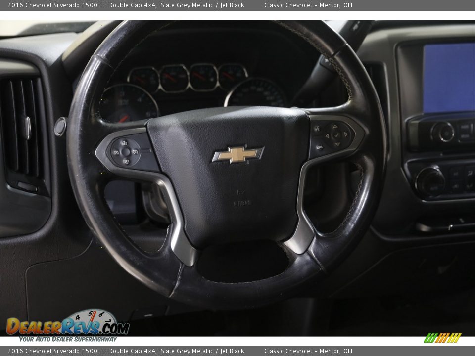 2016 Chevrolet Silverado 1500 LT Double Cab 4x4 Slate Grey Metallic / Jet Black Photo #8