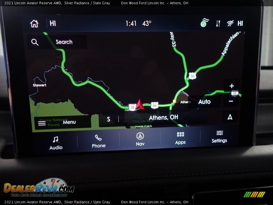 2021 Lincoln Aviator Reserve AWD Silver Radiance / Slate Gray Photo #3