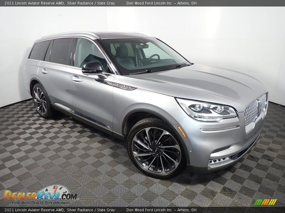 2021 Lincoln Aviator Reserve AWD Silver Radiance / Slate Gray Photo #5