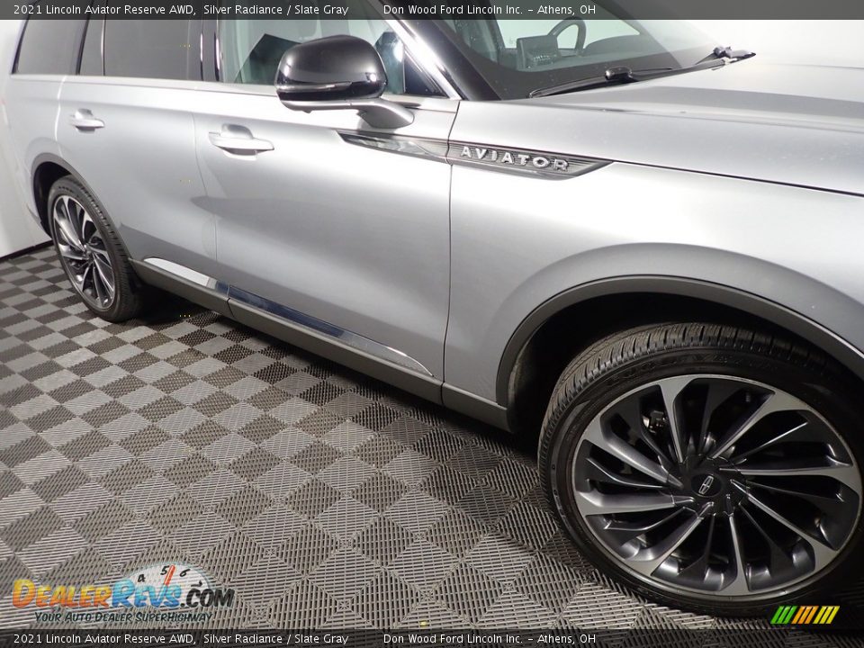 2021 Lincoln Aviator Reserve AWD Silver Radiance / Slate Gray Photo #6