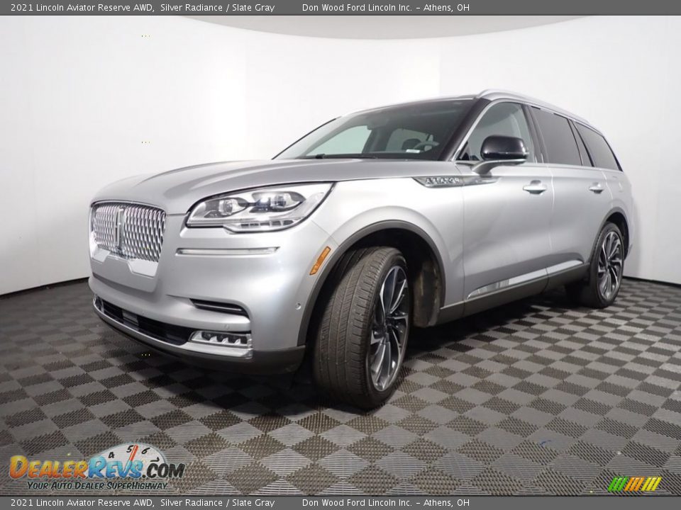 2021 Lincoln Aviator Reserve AWD Silver Radiance / Slate Gray Photo #10