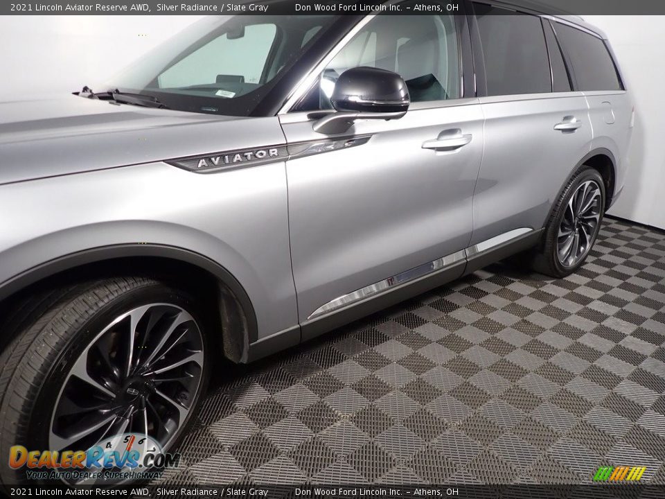 2021 Lincoln Aviator Reserve AWD Silver Radiance / Slate Gray Photo #12