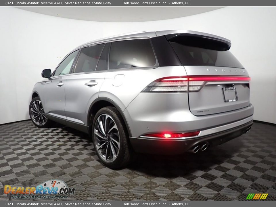 2021 Lincoln Aviator Reserve AWD Silver Radiance / Slate Gray Photo #13