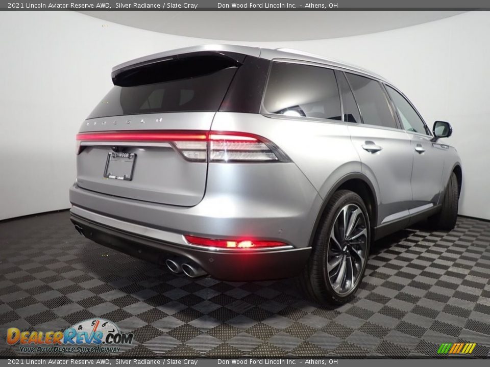 2021 Lincoln Aviator Reserve AWD Silver Radiance / Slate Gray Photo #19