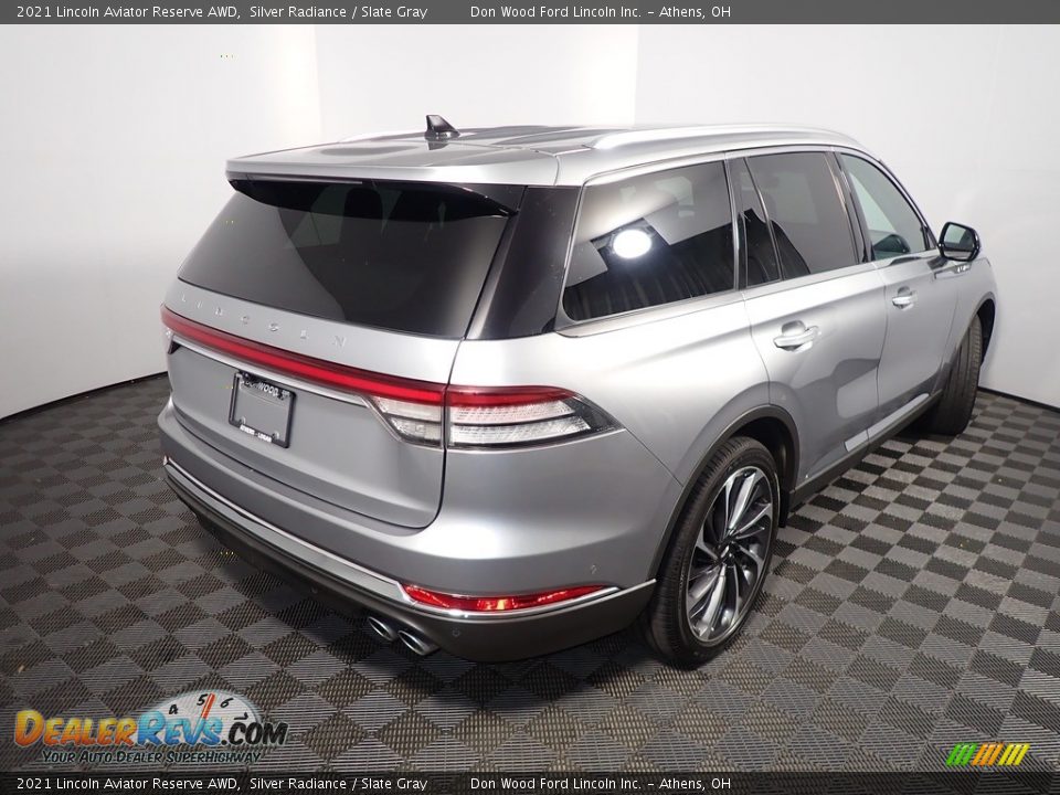 2021 Lincoln Aviator Reserve AWD Silver Radiance / Slate Gray Photo #20