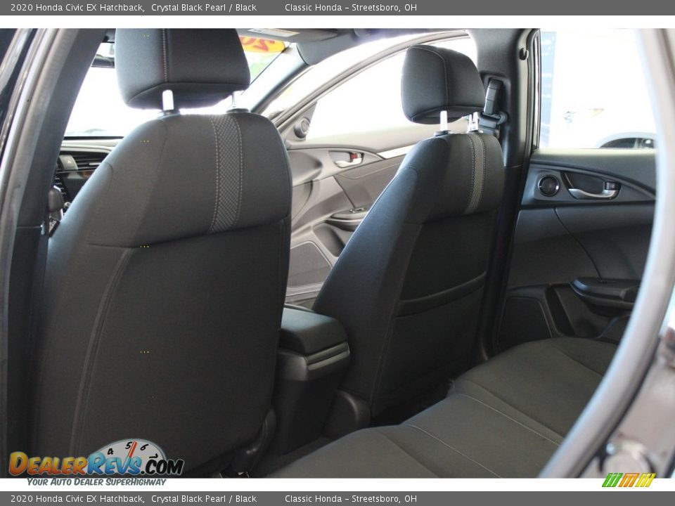 2020 Honda Civic EX Hatchback Crystal Black Pearl / Black Photo #30
