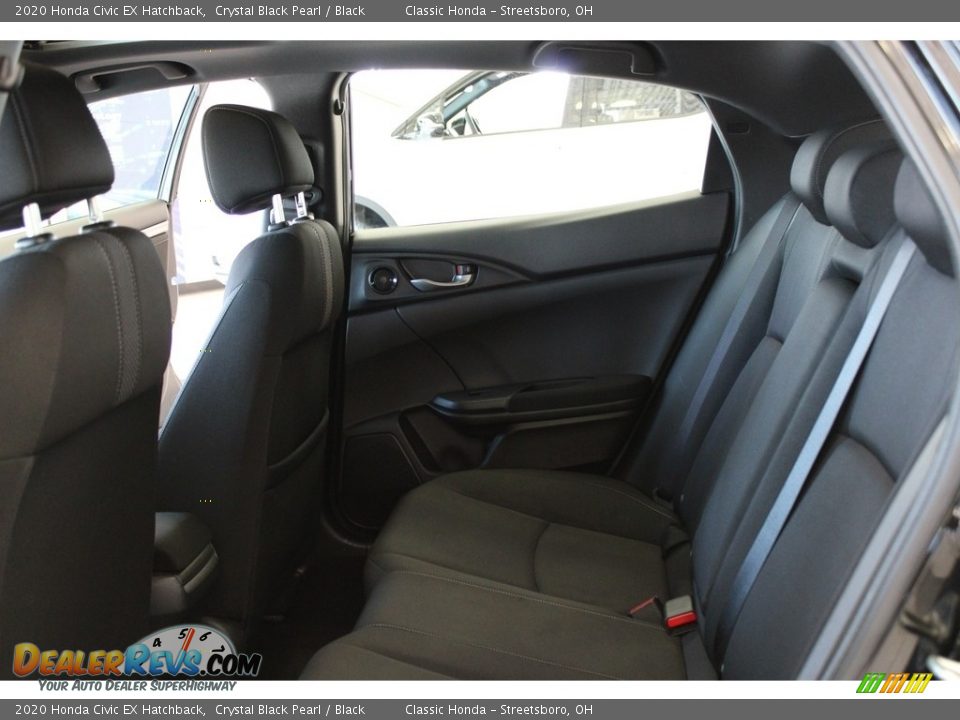 2020 Honda Civic EX Hatchback Crystal Black Pearl / Black Photo #31