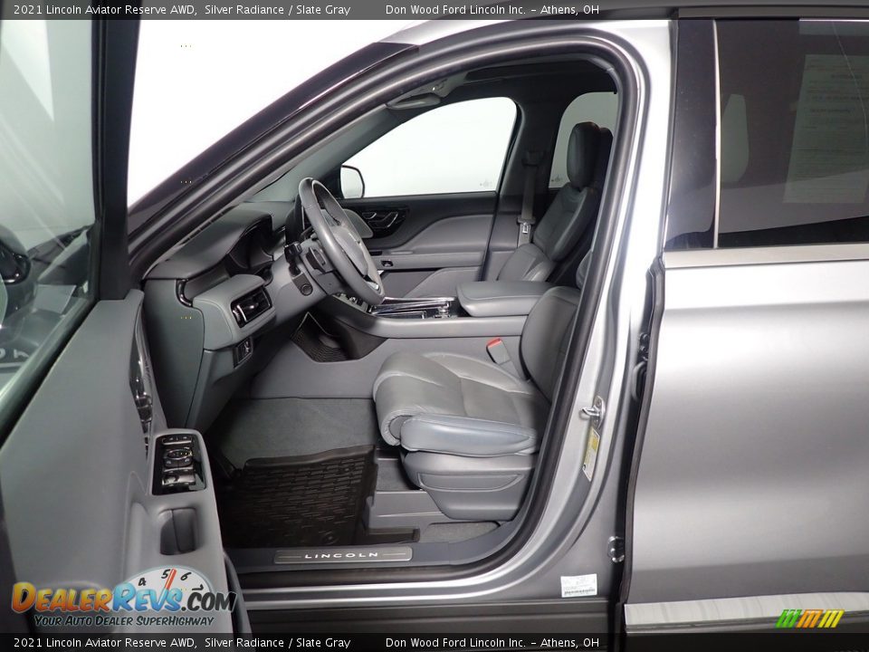 Front Seat of 2021 Lincoln Aviator Reserve AWD Photo #25