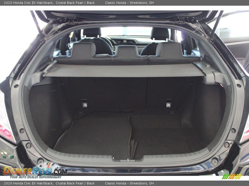 2020 Honda Civic EX Hatchback Crystal Black Pearl / Black Photo #32
