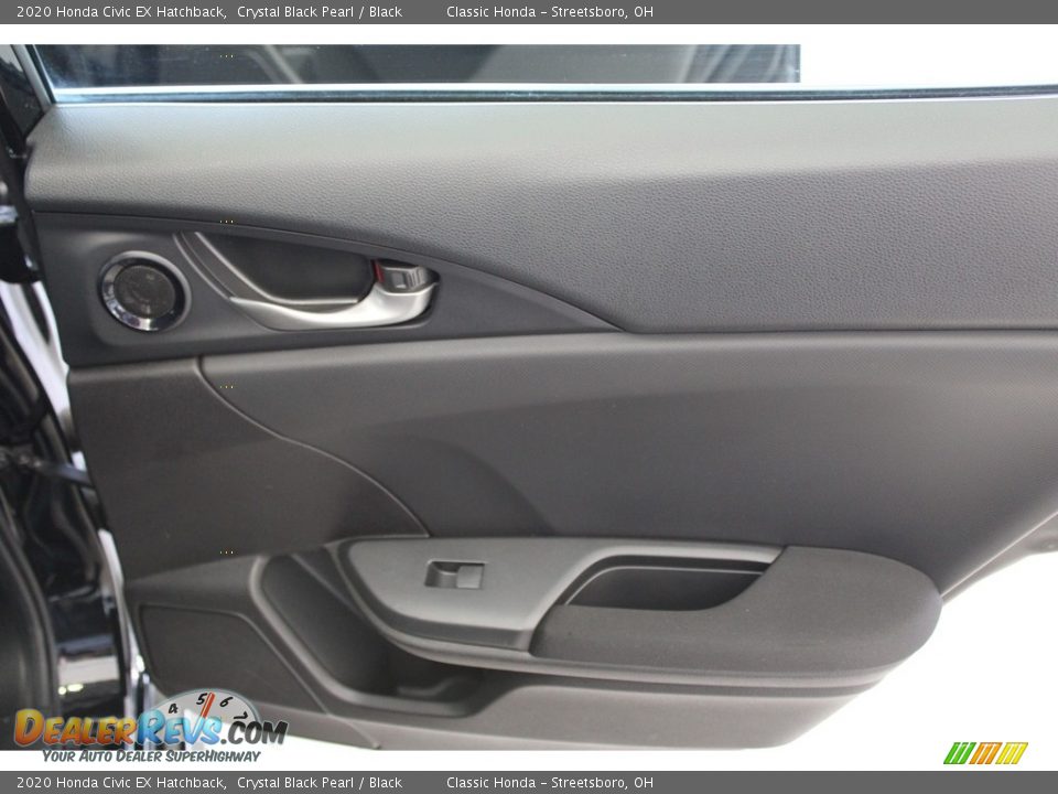 2020 Honda Civic EX Hatchback Crystal Black Pearl / Black Photo #33