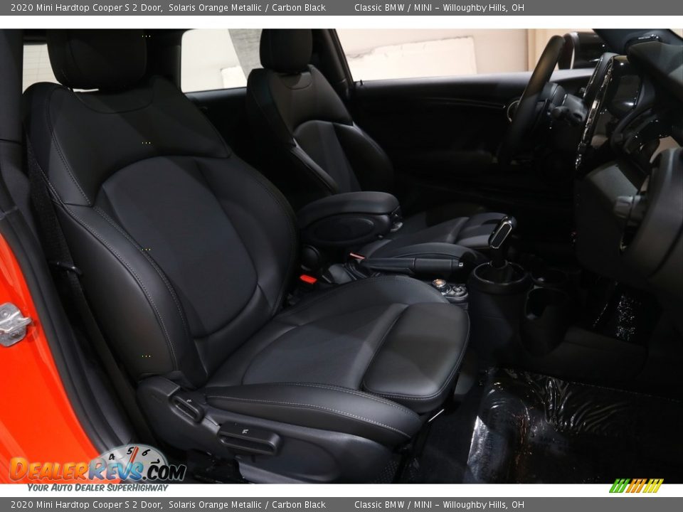 2020 Mini Hardtop Cooper S 2 Door Solaris Orange Metallic / Carbon Black Photo #17