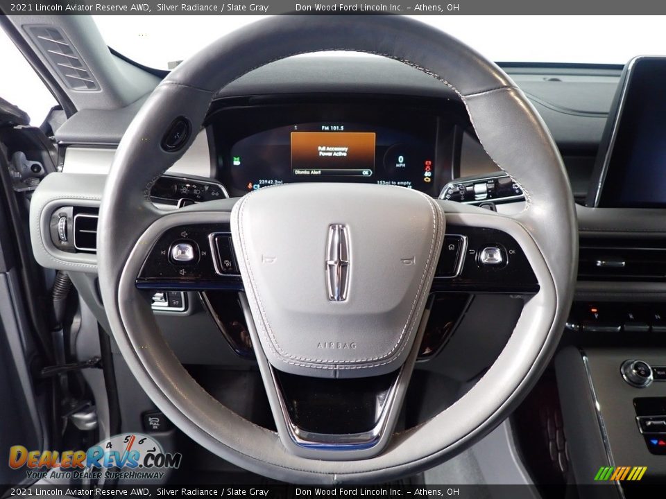 2021 Lincoln Aviator Reserve AWD Steering Wheel Photo #29