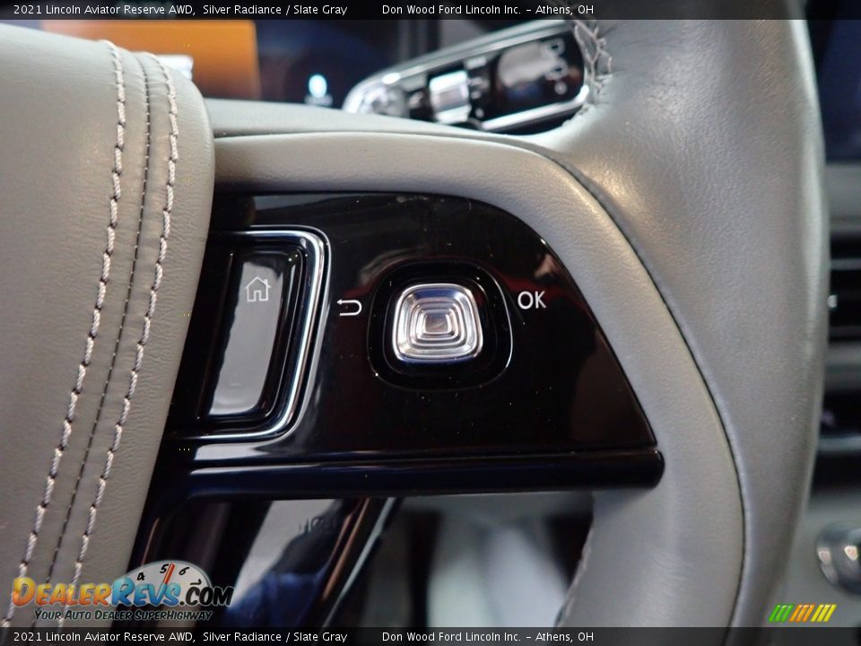 2021 Lincoln Aviator Reserve AWD Steering Wheel Photo #32