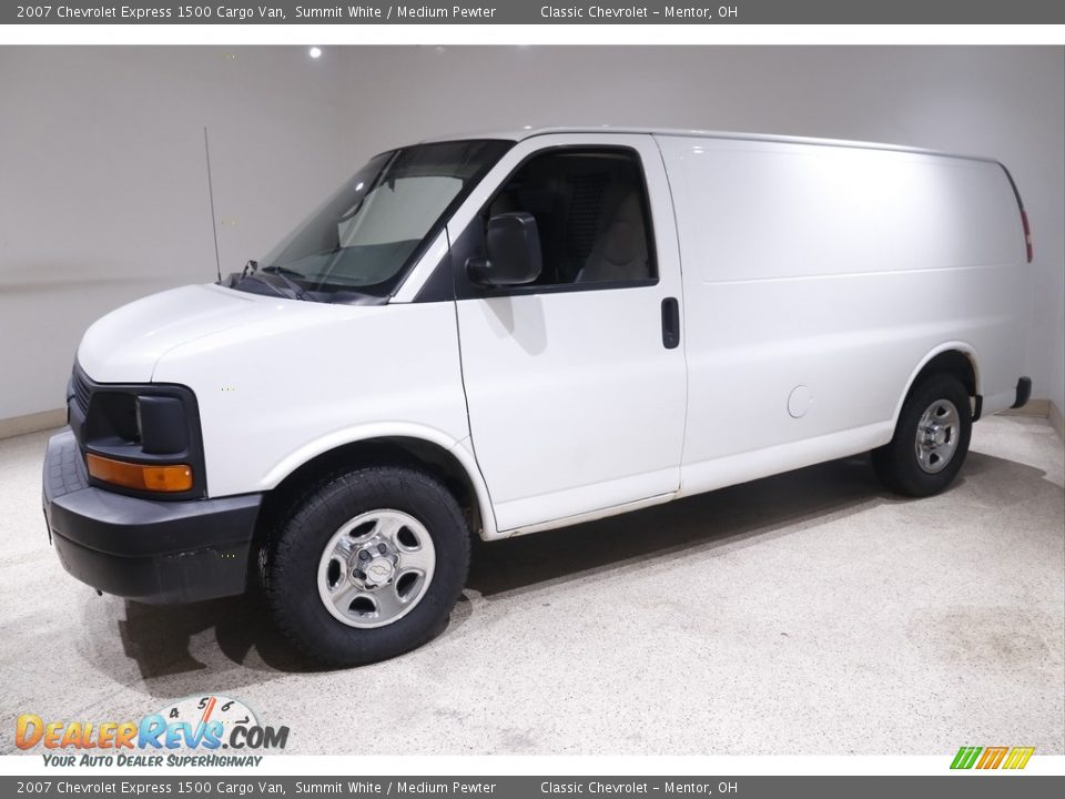 2007 Chevrolet Express 1500 Cargo Van Summit White / Medium Pewter Photo #3