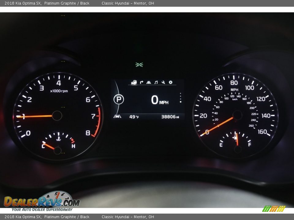 2018 Kia Optima SX Gauges Photo #8